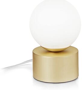 Lampada Da Tavolo Perlage 1 Luce In Metallo Ottone Led G10