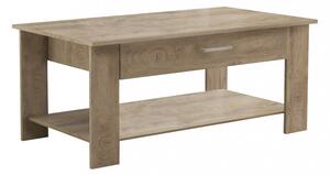 Tavolino Salotto Myrto 110x60x44 h cm in Truciolare bilaminato Rovere Chiaro