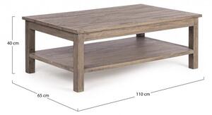Tavolino Brasilia 110x65 cm in Legno