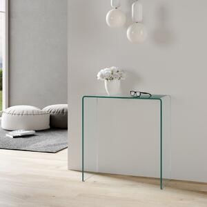 Consolle Fissa in Vetro H76x35x80cm Steasy Trasparente