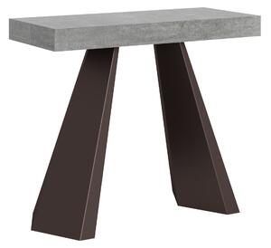 Consolle Allungabile 90-196x40x77 cm in Nobilitato Grigio