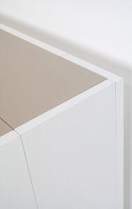 Consolle Allungabile in Legno H78x42,5x90/302cm Itamoby Box Bianco Frassino e Corda Classica