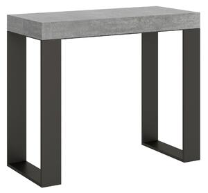 Consolle Allungabile 90-196x40x77 cm in Nobilitato Grigio