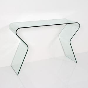 Consolle Fissa in Vetro H80x40x120cm Itamoby Smalle Trasparente