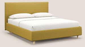 Teresa letto contenitore e sfoderabile in tessuto misto cotone imperme