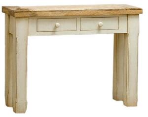 Consolle 2 Cassetti in Legno Brasilia Crema