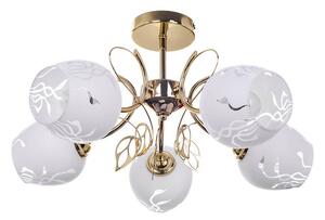 Rabalux Golden lampada da soffitto Fauna per 5x lampadine E27 5099