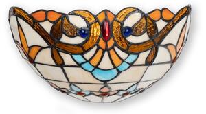 Brilagi - Applique in stile Tiffany in vetro colorato MIRABELLA 1xE14/40W/230V