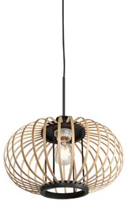 Lampada a sospensione - naturale - Silva - bambù metallo - Ø 31cm - E27 - 4479ZW - Anne Lighting