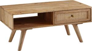 Tavolo 90x40x45 cm mango massiccio tavolo da soggiorno rettangolare | Wohnling