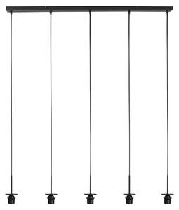 Lampada a sospensione - nero - HaloSwap - vetro metallo - apparecchio singolo - E27 - 4221ZW - Mexlite