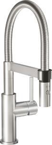Villeroy & Boch Steel Expert Compact - Miscelatore per lavello con braccio flessibile e doccia, acciaio inox 927300LC