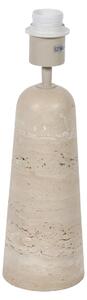 Lampada da tavolo - crema - Travino - plastica metallo pietra - Ø 10cm - E27 - 4401CR - Anne Lighting
