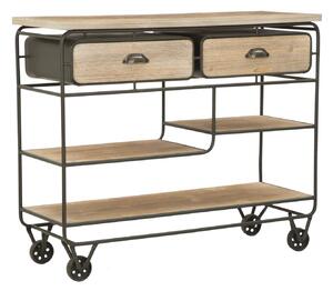 Console Industry 98,5x37,5x82 cm in Ferro e MDF