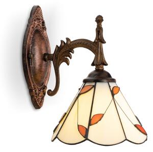 Brilagi - Applique Tiffany in vetro colorato FOLIA 1xE14/40W/230V