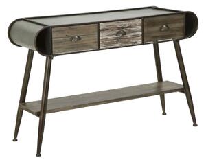 Console Moscow 120x42x80 cm Legno di Abete e in Ferro