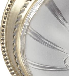 Plafoniera a LED Henja Lindby, dimmerabile, Bronzo / Ottone antico, Soggiorno / Sala da pranzo, Vetro, Antico, Plafoniera LED