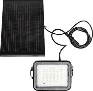 Rabalux Faretto LED solare da facciata nero Melk 6,5W IP65 CCT con DO 77141