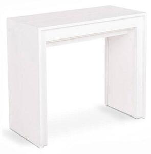 Consolle Allungabile 90x42,5/302,5xH76 cm in Mdf laccato Pinocchio Bianco