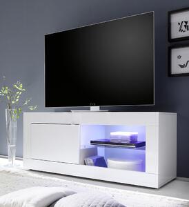 Mobile TV 1 Porta 1 Nicchia 140x43x56cm TFT Basic Bianco Lucido