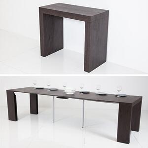 Consolle Tavolo Allungabile 45/305 Cm Rovere Moro Groupdesign Twist