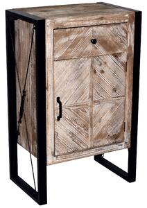Mobile 1 Anta 1 Cassetti in Legno MDF e Abete Bilbao