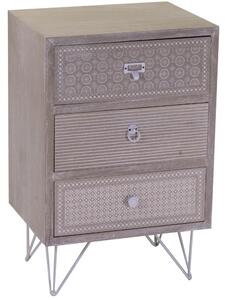 Mobile 3 Cassetti in Legno e MDF Milo