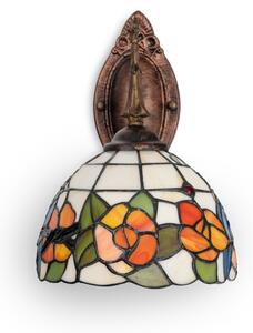 Brilagi - lampada da parete Tiffany in vetro colorato JUNGLE 1xE14/40W/230V