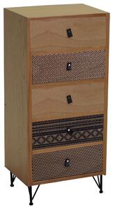 Mobile 5 Cassetti in Legno Budapest