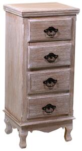 Mobile 4 Cassetti in Legno 37x83,5x30cm Stoccarda
