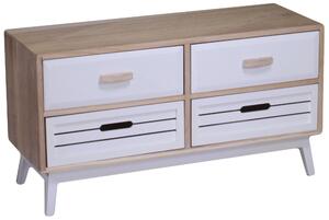 Mobile TV 4 Cassetti in Legno Marbela