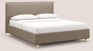 Costanza letto contenitore e sfoderabile in tessuto misto cotone imper