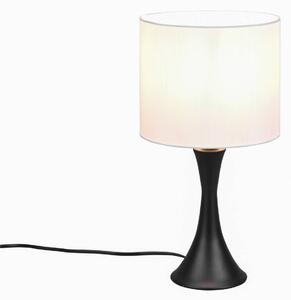 Trio Lighting Lampada da tavolo Sabia, Ø 20 cm, bianco/nero
