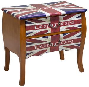 Mobile 2 Cassetti in Legno London