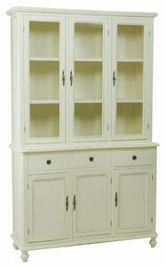 Mobile Buffet 3 Ante Vetro 3 Cassetti 3 Ante in Legno Clelia
