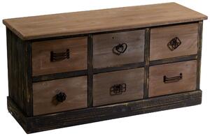 Mobile TV 6 Cassetti in Legno Varsavia