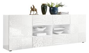 Mobile Buffet in Melaminico 240x42x84cm TFT Blossom Bianco