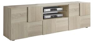 Mobile Porta TV 2 Ante 180x42x57 cm in Legno TFT Chequers Rovere Samoa