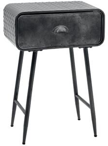 Mobiletto 1 Cassetto in Metallo Nero