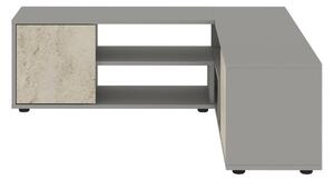 Mobile TV grigio 125x40x120 cm Rosa - Kalune Design