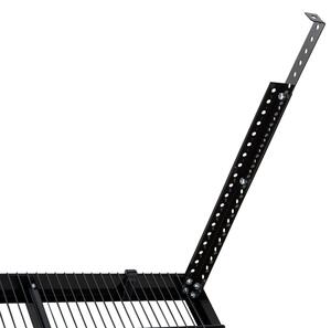 Mensola a Soffitto Multifunzionale in Acciaio Portata 150kg 115x60.6x55-82 cm