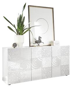 Mobile Buffet in Melaminico 180x42x84cm TFT Blossom Bianco