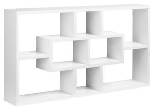 Mensola Soggiorno in Legno 8 Vani 85x14.5x47.5 cm