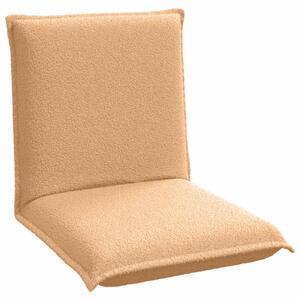 VidaXL Poltrona regolabile in tessuto beige