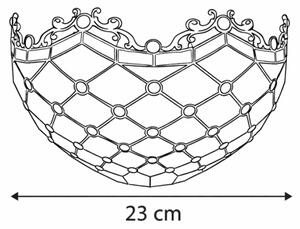 Brilagi - Applique Tiffany in vetro colorato AVORIO 1xE14/40W/230V