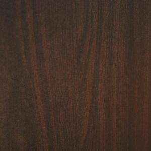Mobile Multiuso 100x40x120 cm 1 Anta 3 Ripiani Marrone e Beige
