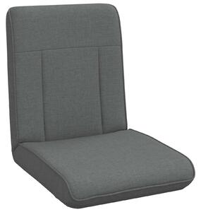 VidaXL Poltrona reclinabile in tessuto grigio scuro