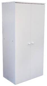 Mobiile 2 Ante 7 Ripiani 55x34x112 cm in PB Bianco