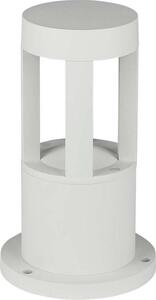Lampada da terra a LED, per esterni, alluminio, bianco, IP65, H 25cm