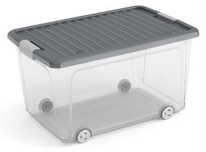 Scatola con coperchio in plastica 56,5x39x31,5 cm W box L – KIS